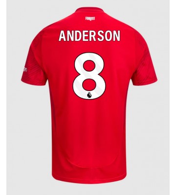 Nottingham Forest Elliot Anderson #8 Replika Hjemmebanetrøje 2024-25 Kortærmet
